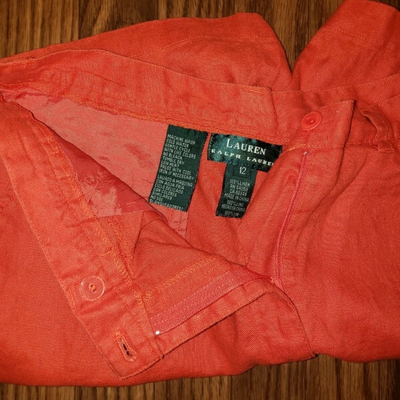 Lauren Ralph Lauren Linen Shorts - Picture 3 of 8